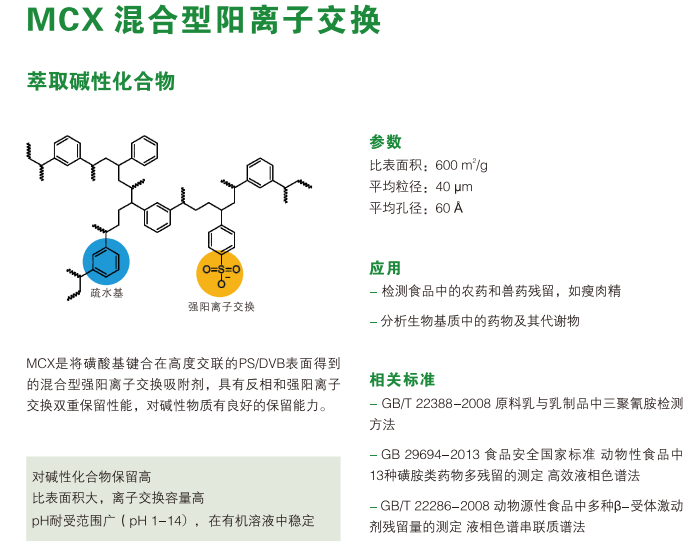 混合型阳离子交换